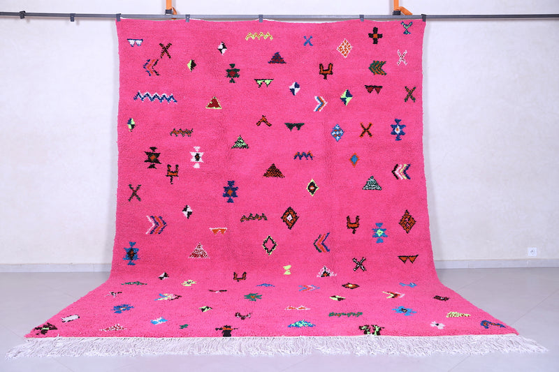 Pink Moroccan area rug - Custom area rug - Handmade rug - new rugs