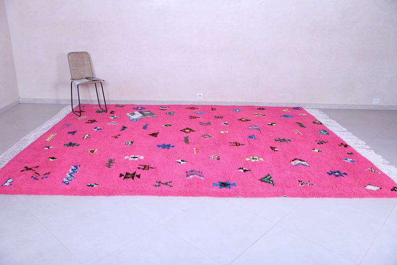 Pink Moroccan area rug - Custom area rug - Handmade rug - new rugs