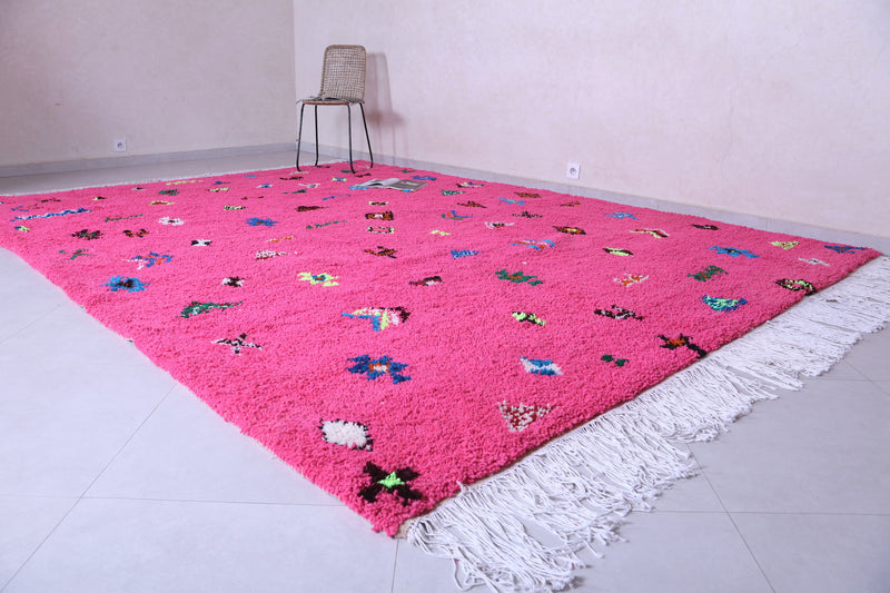 Pink Moroccan area rug - Custom area rug - Handmade rug - new rugs