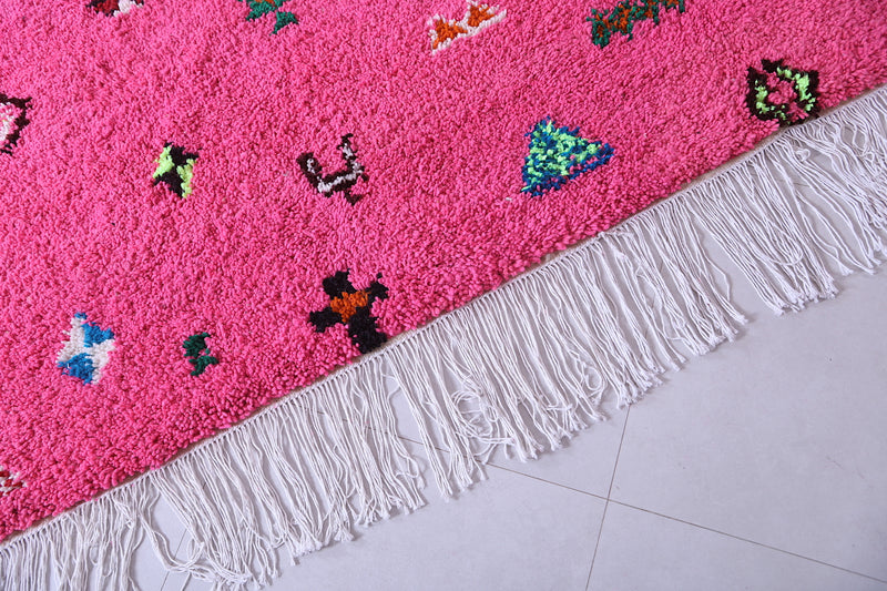 Pink Moroccan area rug - Custom area rug - Handmade rug - new rugs