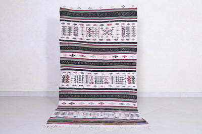 Moroccan berber handwoven kilim 3 X 6.2 Feet