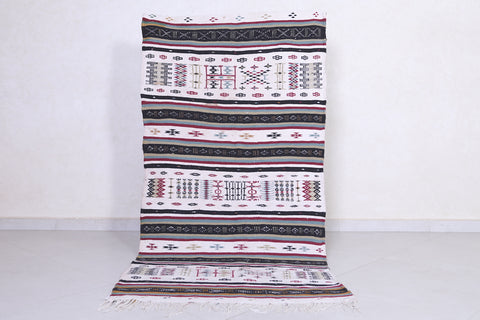 Moroccan berber handwoven kilim 3 X 6.2 Feet