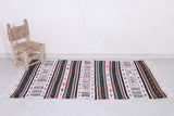 Moroccan berber handwoven kilim 3 X 6.2 Feet