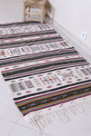 Moroccan berber handwoven kilim 3 X 6.2 Feet