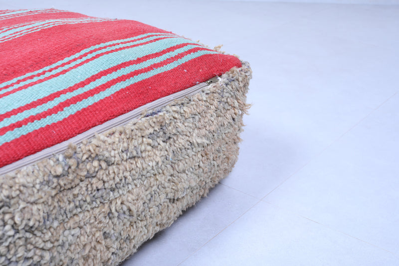 Two Moroccan handmade ottoman berber pouf