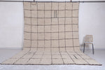 Authentic handmade Beniourain rug - Berber rug - Beige rug