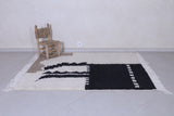 Handmade  beni ourain rug 4,8 x 6.4 Feet