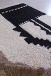 Handmade  beni ourain rug 4,8 x 6.4 Feet