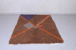 Moroccan beniourain rug 4,6 x 6.3 Feet