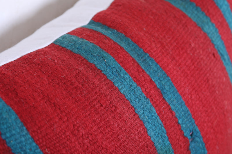 Vintage moroccan berber handwoven kilim pillows 17.7 INCHES X 21.2 INCHES - kilim pillow