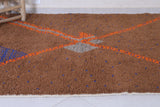 Moroccan beniourain rug 4.9 x 6.3 Feet