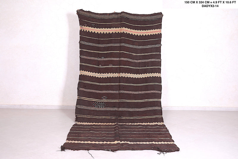 Handwoven Kilim 4.9 FT X 9.8 FT