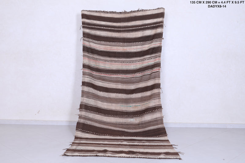 Handwoven Kilim 4.4 FT X 9.5 FT