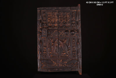 AFRICAN DOORS 1.3 FT X 2 FT - Dogon door