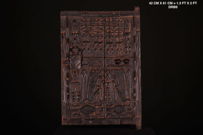 AFRICAN DOORS 1.3 FT X 2 FT - Dogon door