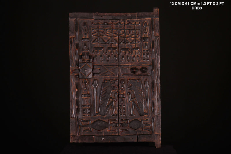 AFRICAN DOORS 1.3 FT X 2 FT - Dogon door