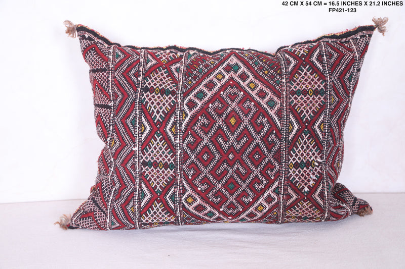 Moroccan kilim pillow 16.5 INCHES X 21.2 INCHES