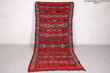 Handwoven Moroccan Kilim 4.4 FT X 10.1 FT