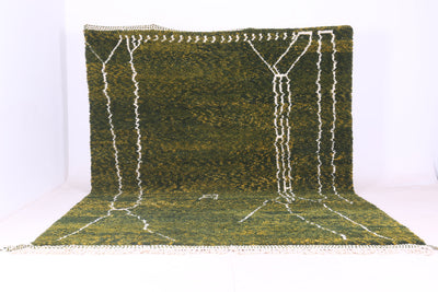 Moroccan Rug Green - Handmade Berber Rug - Costom Rug