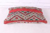 Moroccan rug pillow 12.5 inches X 20.4 inches