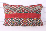 Moroccan rug pillow 12.5 inches X 20.4 inches