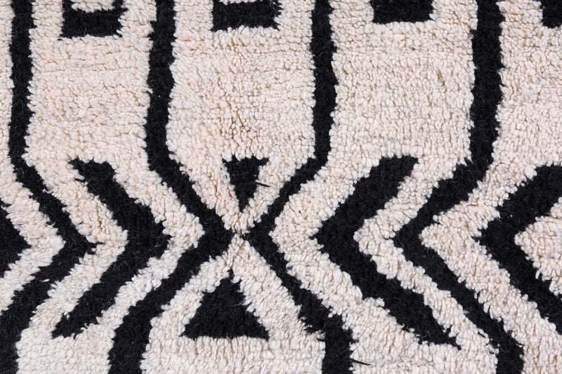 Woven Beni ourain rug - Moroccan berber carpet - Custom Rug