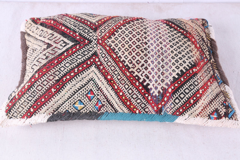 Old Moroccan pillow 11.8 inches X 17.7 inches