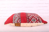 Moroccan red pillow 16.9 inches X 20 inches