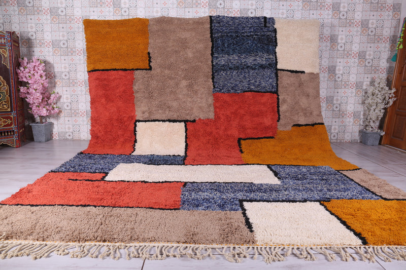 Colorful Moroccan Rug - Azilal rug - Handmade rug - Custom Rug