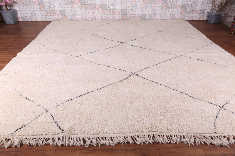 Moroccan Beni ourain rug - Moroccan berber carpet - Custom Rug