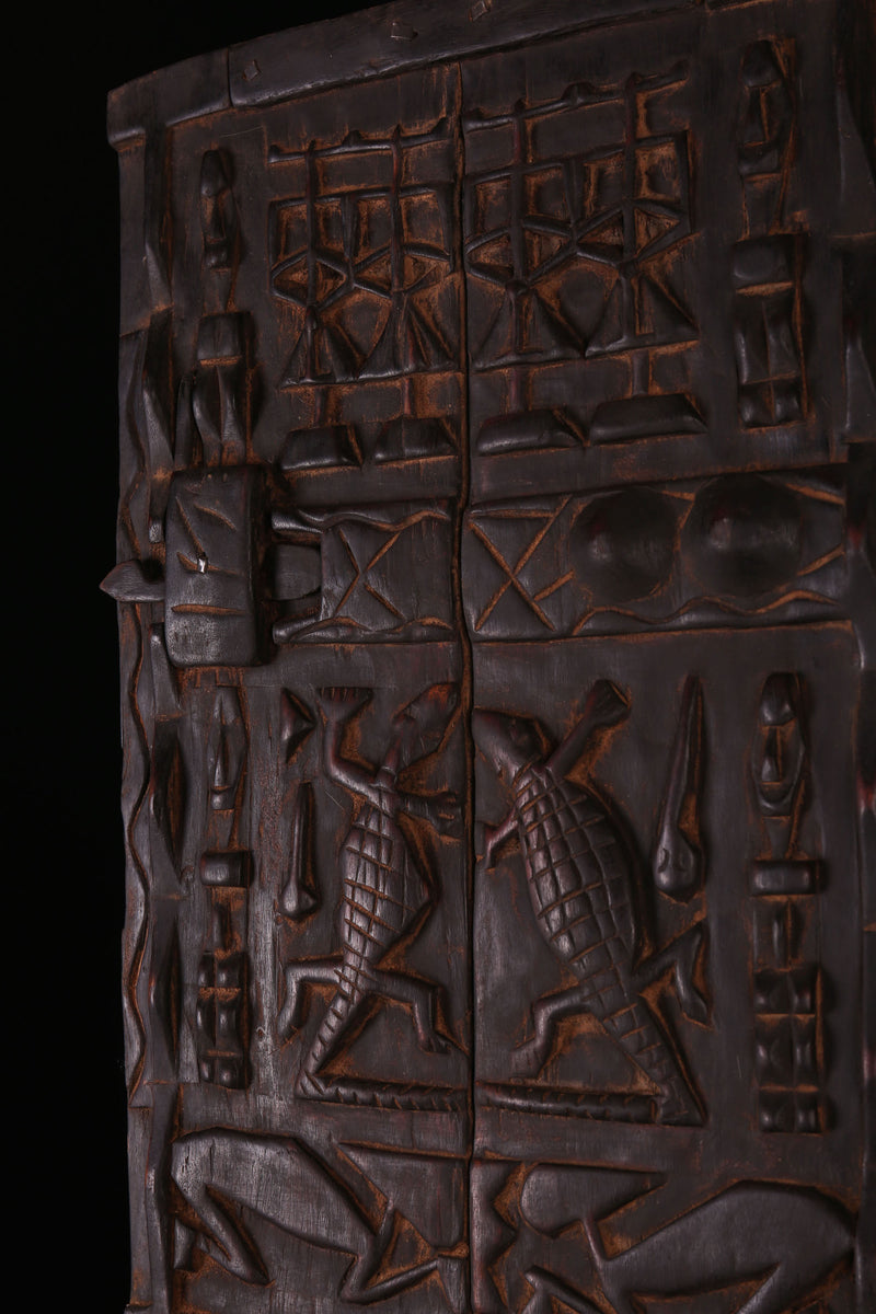 AFRICAN DOORS 1.3 FT X 2 FT - Dogon door