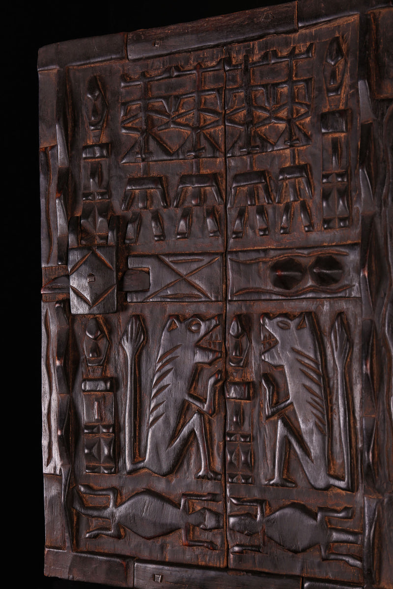 AFRICAN DOORS 1.3 FT X 2 FT - Dogon door