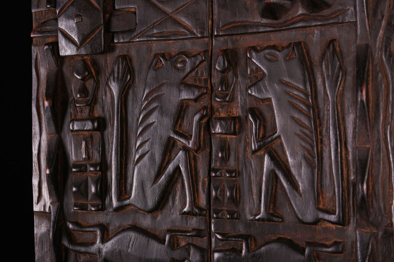 AFRICAN DOORS 1.3 FT X 2 FT - Dogon door