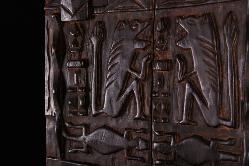 AFRICAN DOORS 1.3 FT X 2 FT - Dogon door