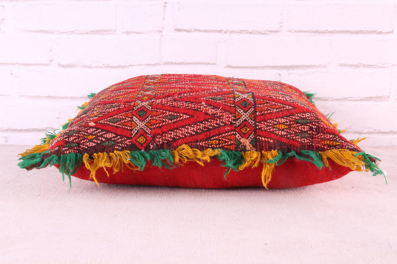 Antique Moroccan Berber Style Pillow 18.1 inches X 16.9 inches