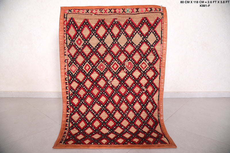 Moroccan Rug 2.7 ft x 3.8 ft