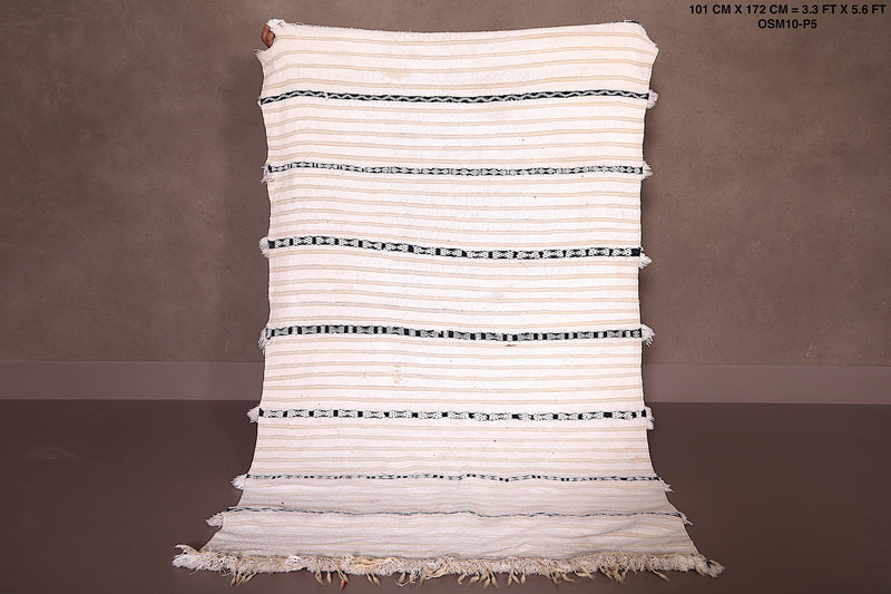 Berber Wedding rug Blanket 3.3 FT X 5.6 FT