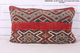 Moroccan rug pillow 12.5 inches X 20.4 inches