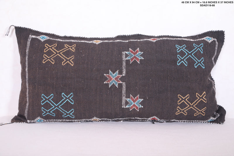 Long Moroccan pillow 18.8 INCHES X 37 INCHES