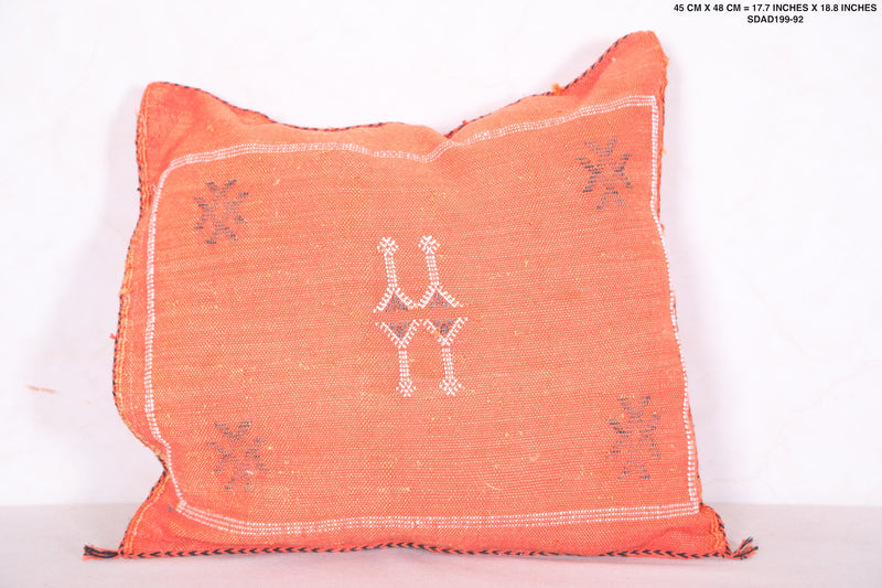 Moroccan Orange Pillow 17.7 INCHES X 18.8 INCHES