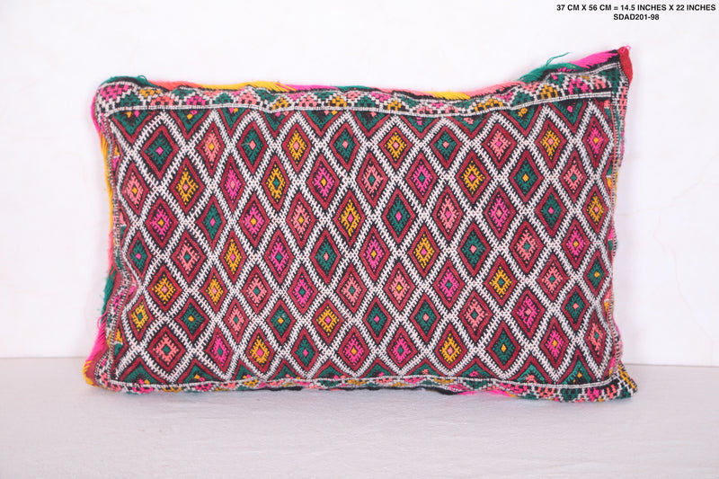 Moroccan pillow 14.5 INCHES X 22 INCHES