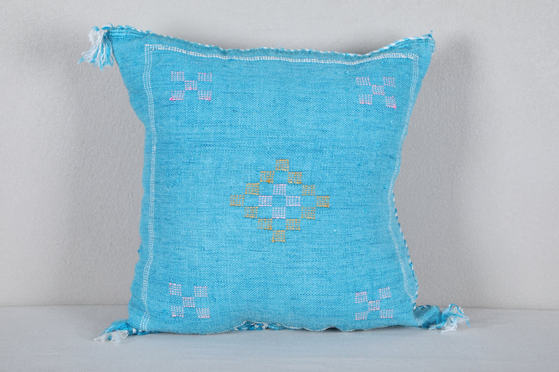 Moroccan blue sky Pillow 18.5 INCHES X 18.5 INCHES