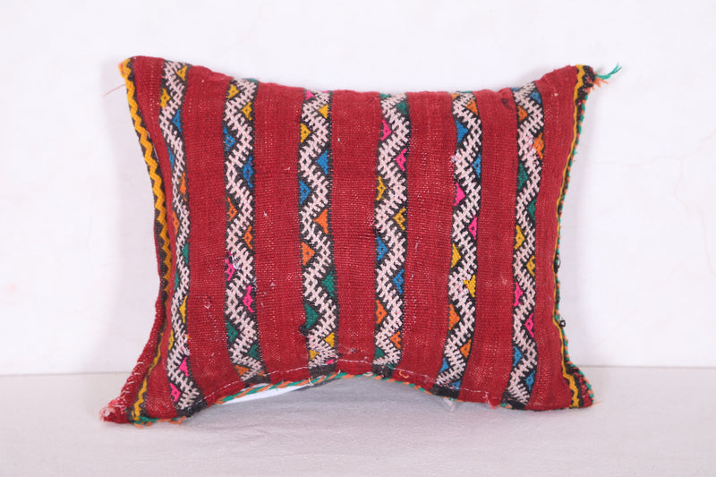 Striped Moroccan Rug Pillow 10.6 INCHES X 13.7 INCHES