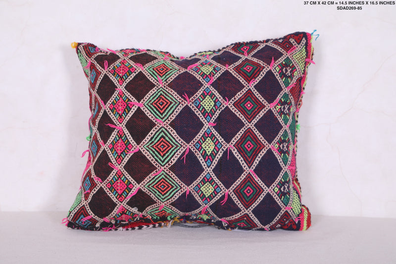 Vintage Kilim Pillow 14.5 INCHES X 16.5 INCHES