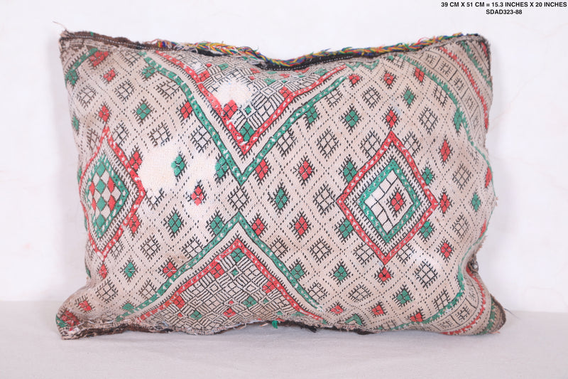 Moroccan pillow 15.3 INCHES X 20 INCHES