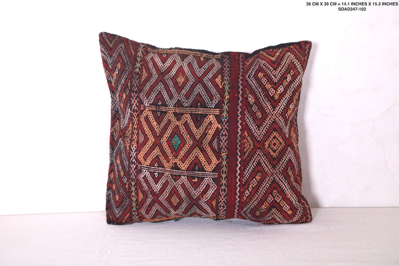 Moroccan pillow decor 14.1 INCHES X 15.3 INCHES