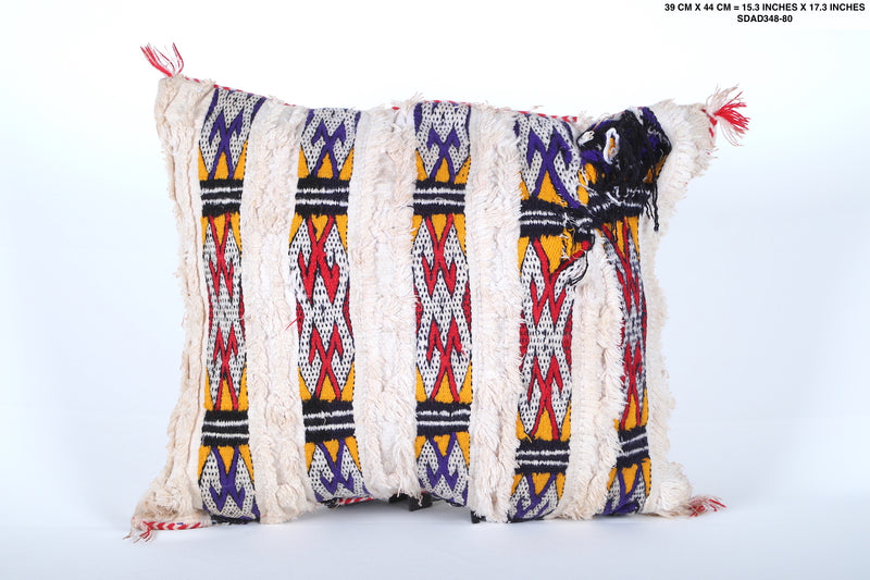 Striped Berber kilim pillow 15.3 INCHES X 17.3 INCHES