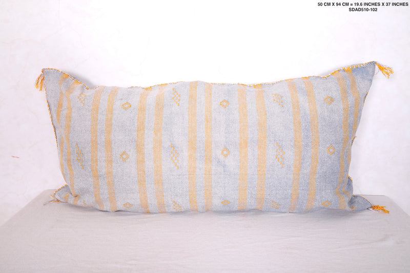 Moroccan pillow 19.6 INCHES X 37 INCHES