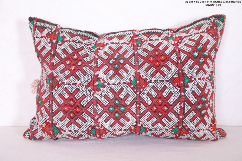 Moroccan kilim pillow 14.9 INCHES X 21.6 INCHES