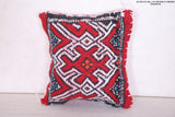 Moroccan rug Red pillow 10.2 INCHES X 9 INCHES